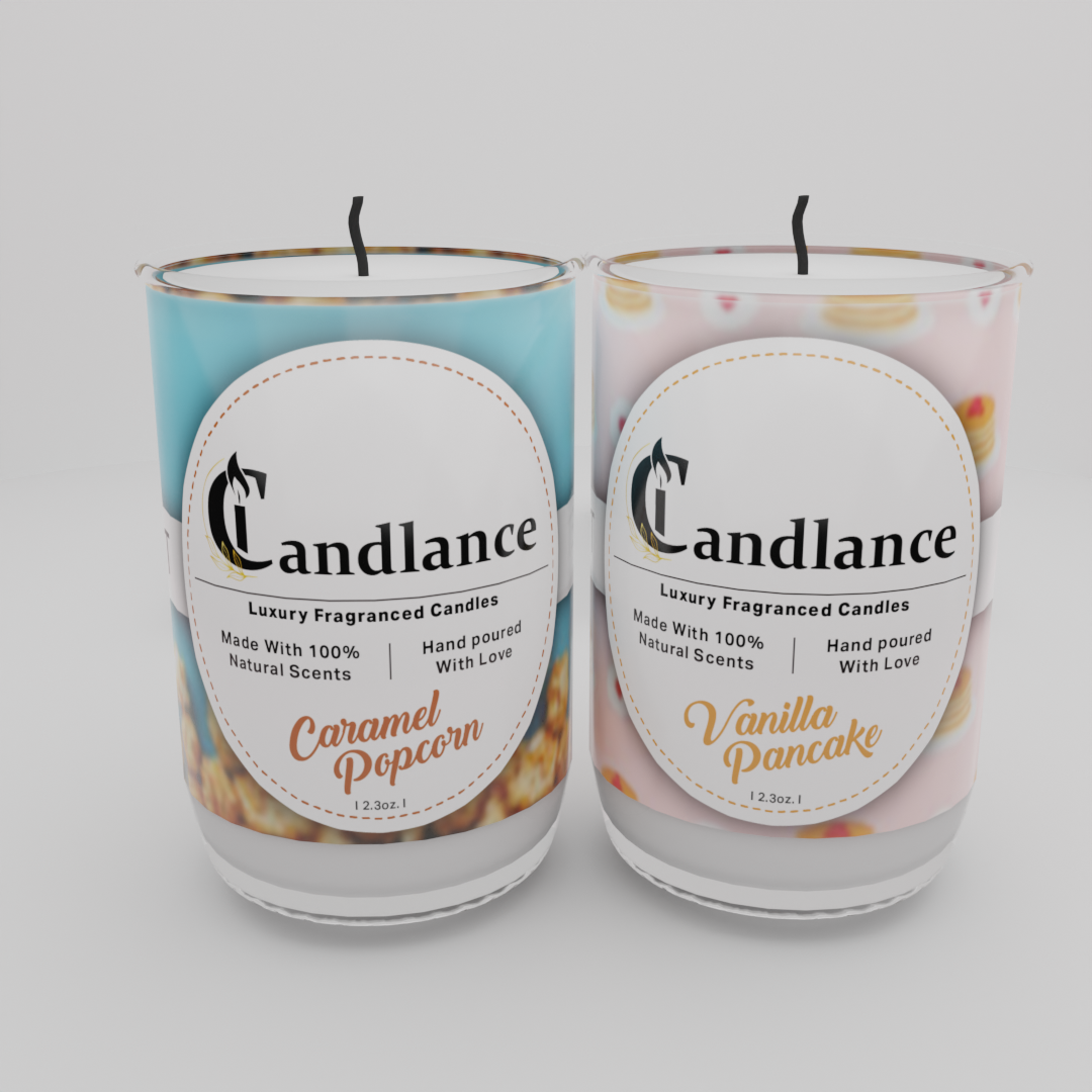 Pack of 2 - Single Wick Scented Candle